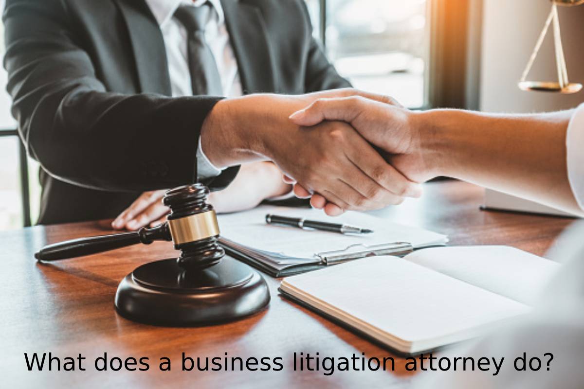 What does a business litigation attorney do?