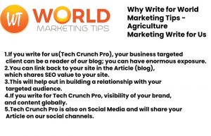 agricultural marketing write for us