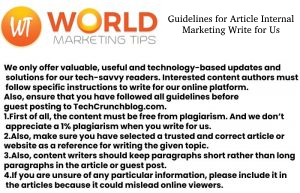 Guidelines for Article Internal Marketing Write for Us