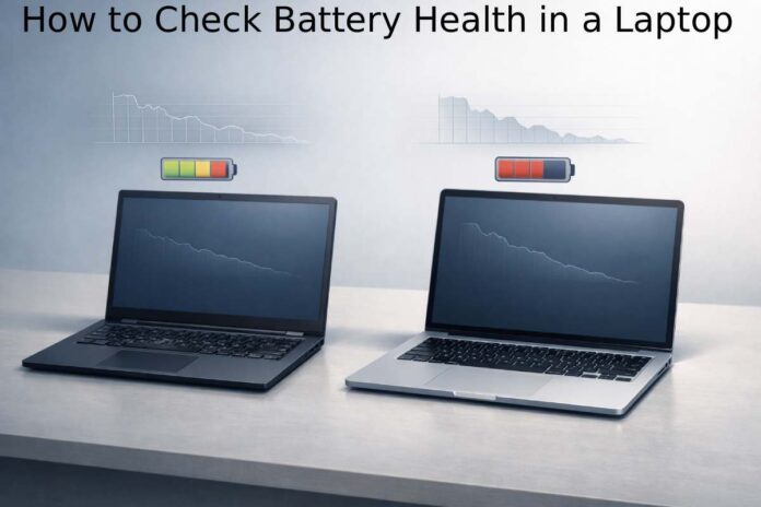 how to check battery health in laptop how to check battery health in laptop